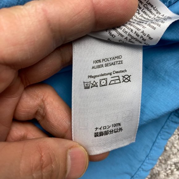 Eddie Bauer Sport Shirt Men Large L Blue Button Up Outdoor Breathable Mesh Hike - Picture 6 of 12